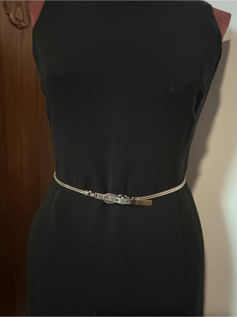 Vintage Silver Snake Chain Belt with Buckle - Picture 12 of 12